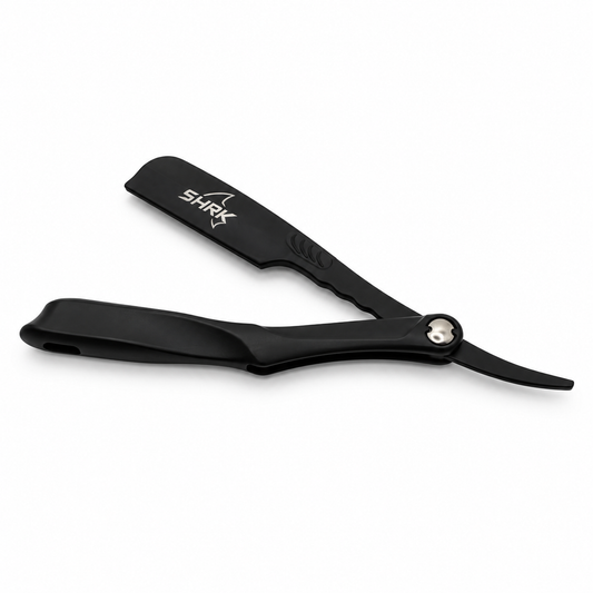 SHRK Professional Straight Razor Holder for Barbers-Single-Edge Blade Compatible