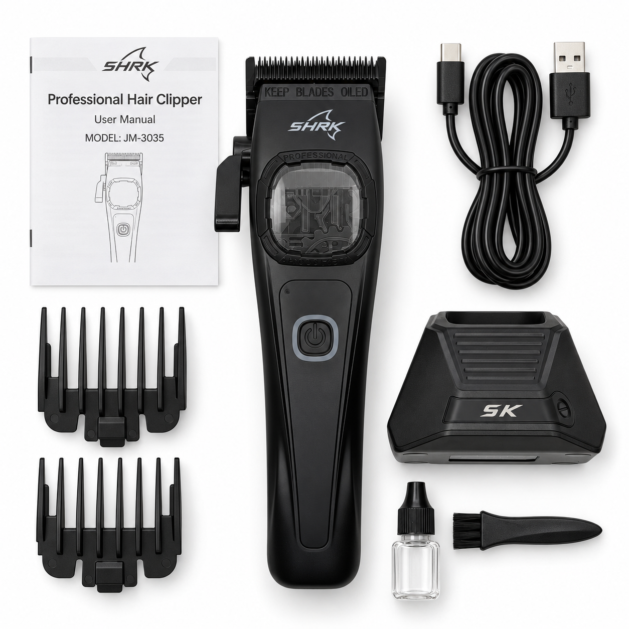 SHRK® Professional Cordless Hair Clipper