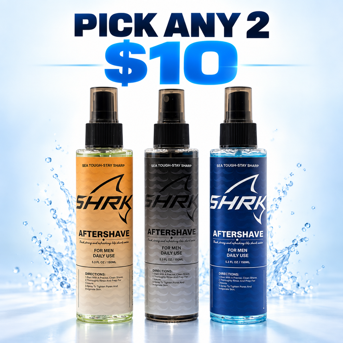 SHRK Aftershave Duo - Pick Any 2