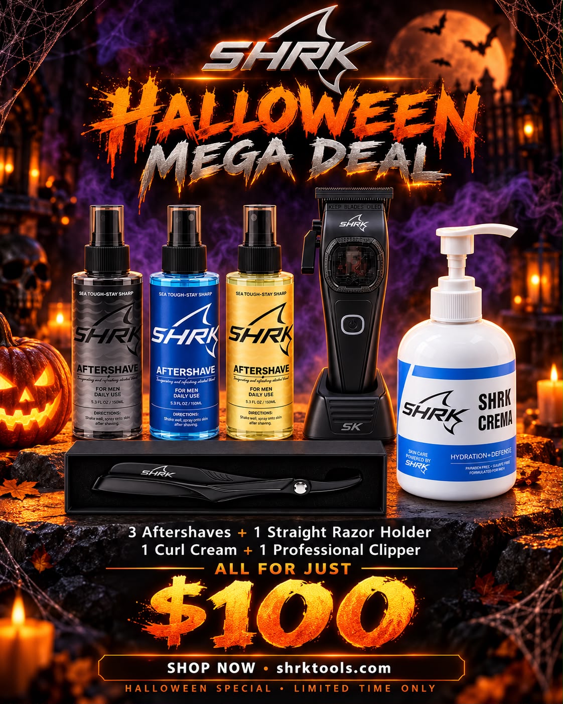 SHRK Halloween Barber Bundle